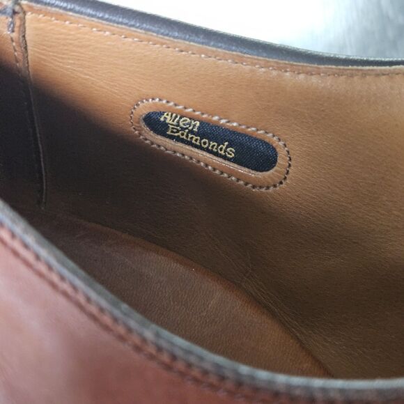 Allen Edmonds Joplin Men's 10.5D Brown Oxford Leather Dress Shoes Lace Up Career - Picture 9 of 9